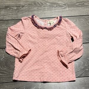 Matilda Jane Long Sleeve Ruffle Hem Top Sz 18-24M
